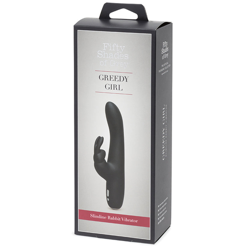 Fifty Shades of Grey Greedy Girl Slimline Rabbit Vibrator - $70
